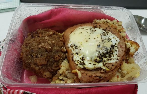 Scotched eggs with Meatball 